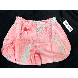 St Roche Bird Shorts - Pink Marbling - size L